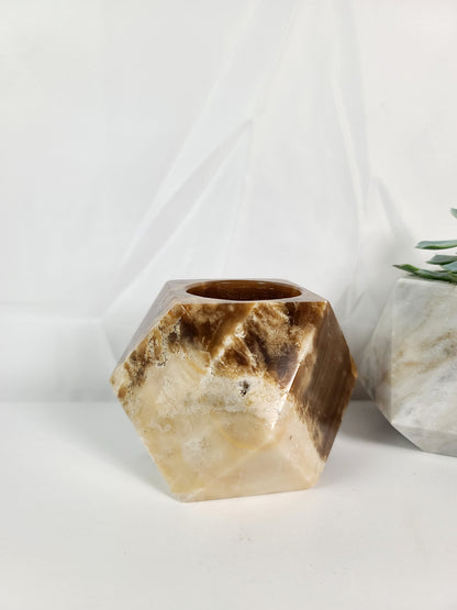 Chocolate Onyx Planter • Mexico