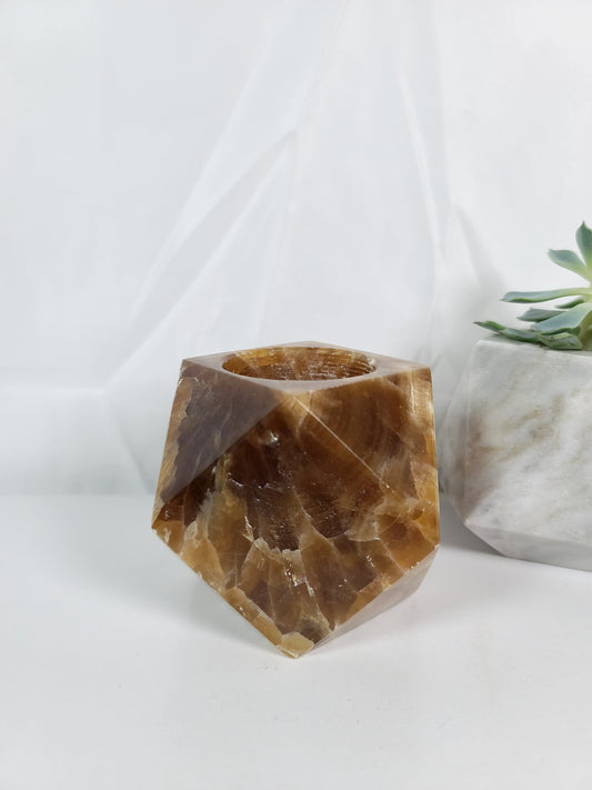 Chocolate Onyx Planter • Mexico