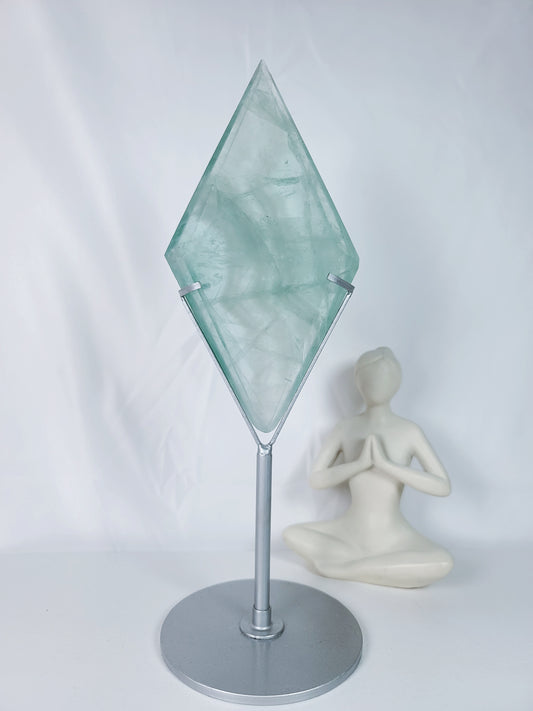 Fluorite Diamond On Stand