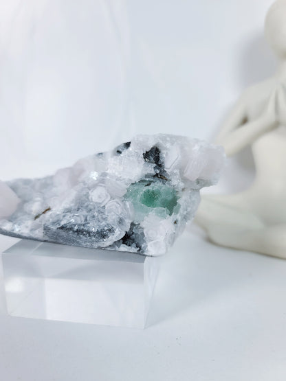 Coin Calcite x Fluorite